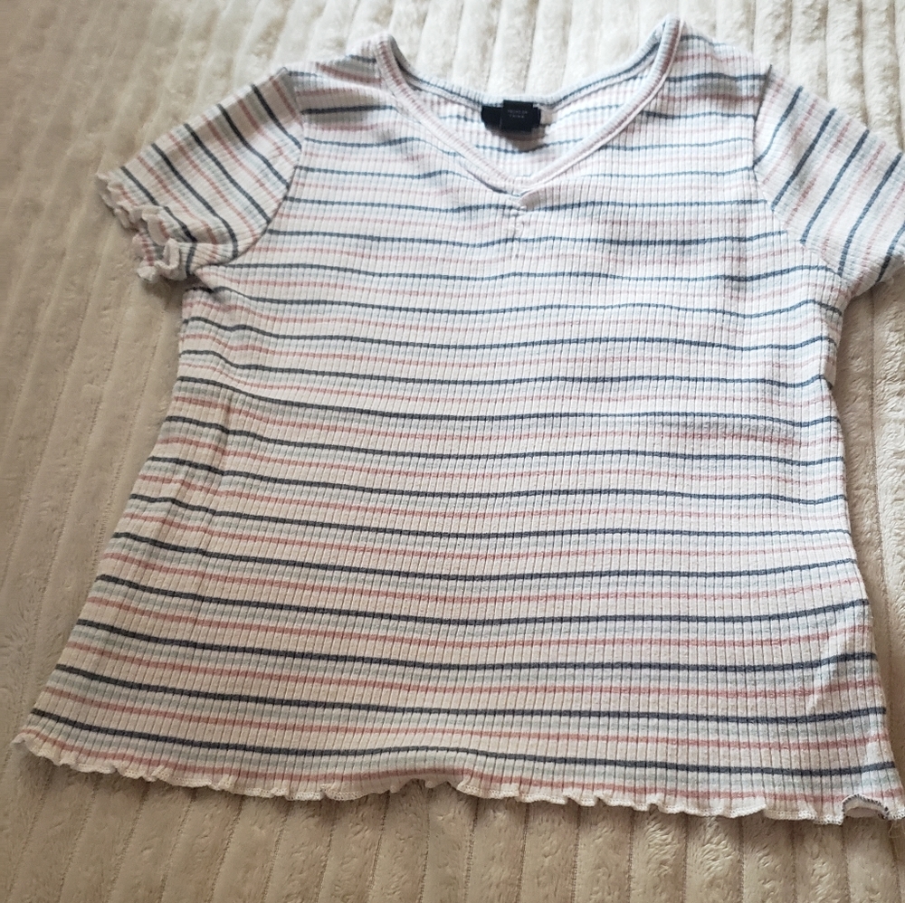 ART CLASS, blouse striped. Size 6x